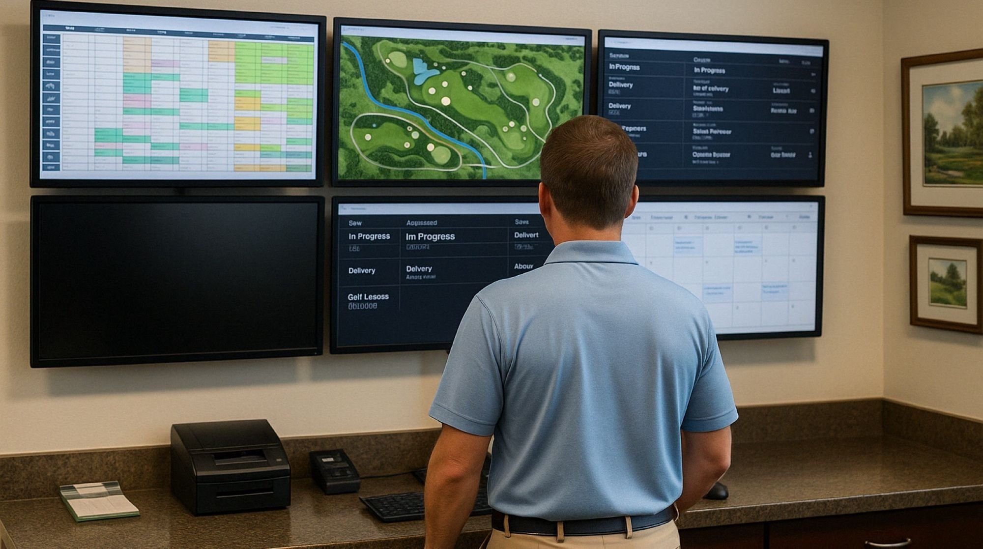 golf operator with technology by smbGOLF